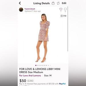 Love and lemons dress RP